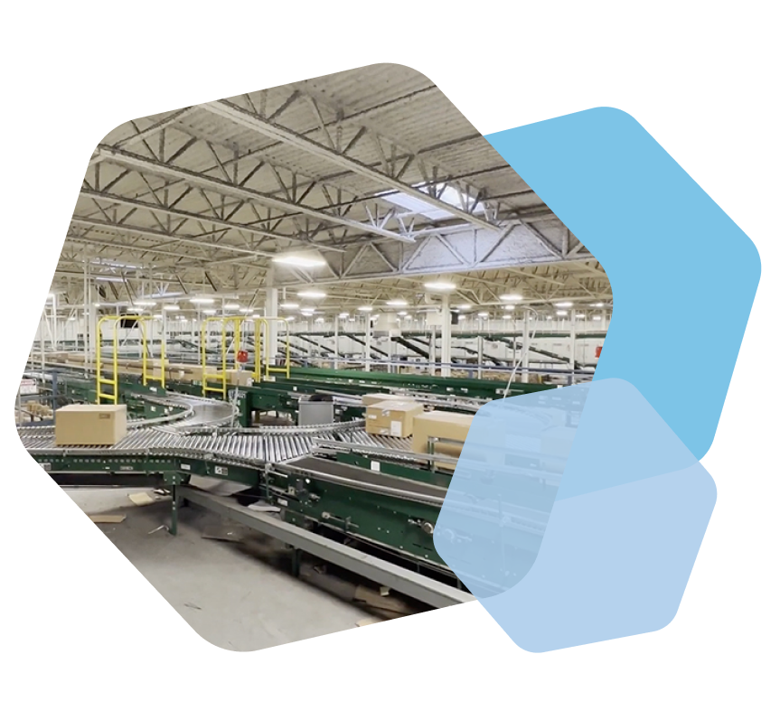 inside of Cart.com order fulfillment warehouse