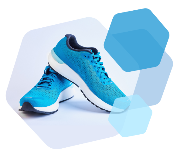 pair of athletic shoes ready for footwear fulfillment services