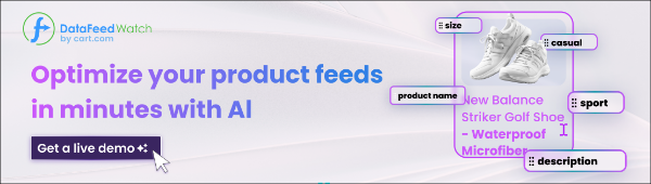 Optimize your product feeds in minutes with AI – Get a live demo